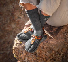 Crew Performance Split-Toe Socks (Granite)
